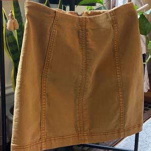 Rust free people skirt